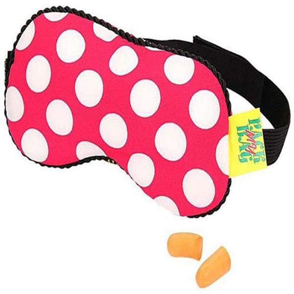 VIAGGI Microbeads Eye Mask with Ear Plugs